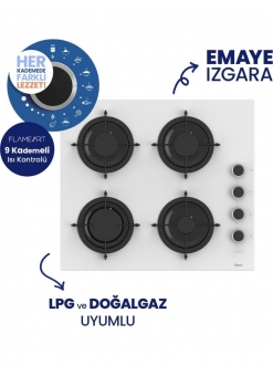 AFM Tech ve Ferre Gri Ankastre Set CS206-FA + FM7710 + 3407