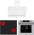 AFM Tech ve Ferre Beyaz Ankastre Set MS263 + FM7701 + FM3401