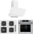 Afm Tech ve Ferre Beyaz Ankastre Set SC406 WFA + FM7701 + FM3301