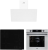 AFM Tech Rıal Beyaz Ankastre Set V6-04 + FM7701 + FM3401