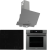 AFM Tech ve Ferre Gri Ankastre Set V6-04 + FM7710 + D065-SA