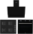 AFM Tech ve Ferre Napolia Siyah Ankastre Set SS205 + FM 7700 + FM3400