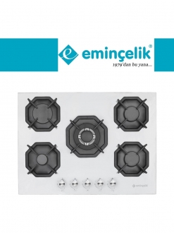 AFM Tech ve Eminçelik Gri Ankastre Set 22386 S + FM7710 + 3407