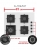 AFM Tech ve Ferre Lucido Beyaz Ankastre Set SC406 WFA + FM7601 + Tech FM3301
