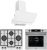 AFM Tech ve Ferre Gaol Gri Ankastre Set LN386 + FM7701 + FM3301