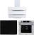 AFM Tech Cool Beyaz Ankastre Set V6-04 + FM7701 + FM3251