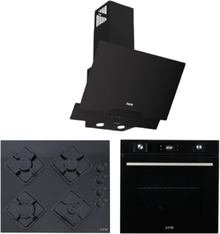 AFM Tech ve Ferre Lia Siyah Ankastre Set FM2200 BD + FM 7700 + D063-SA