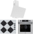 AFM Tech ve Ferre Agi Ankastre Set FM2201 BD + FM7701 + D078-SA