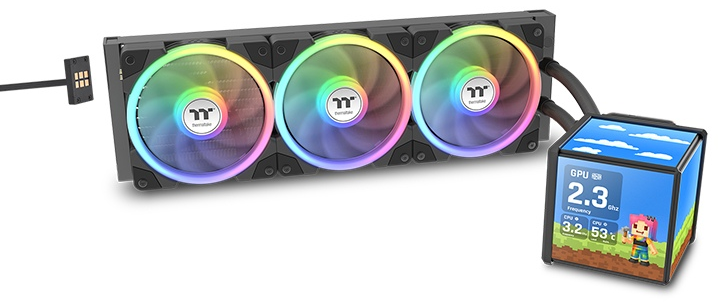 Thermaltake MINECUBE 360 Ultra İşlemci Soğutucu (CL-W481-PL12SW-A)