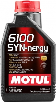 Motul 6100 SYN-Nergy 5W-40 Motor Yağı
