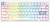Fantech MaxFit 8 White Klavye