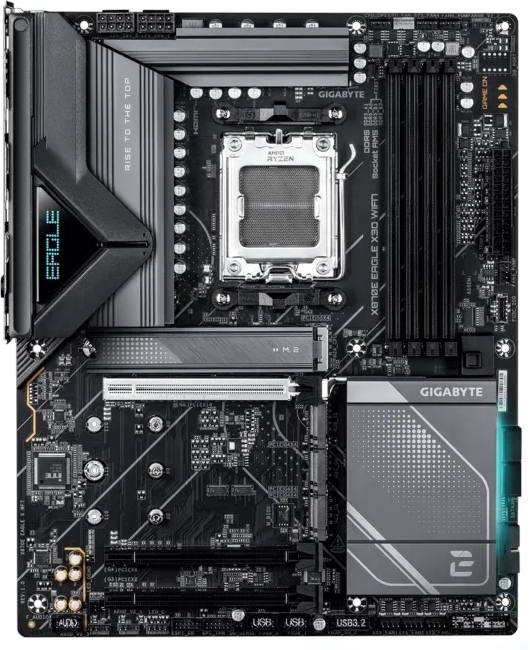 Gigabyte X870E Eagle X3D WiFi7 AM5 (LGA 1718) Soket Anakart (X870E EAGLE X WF7)