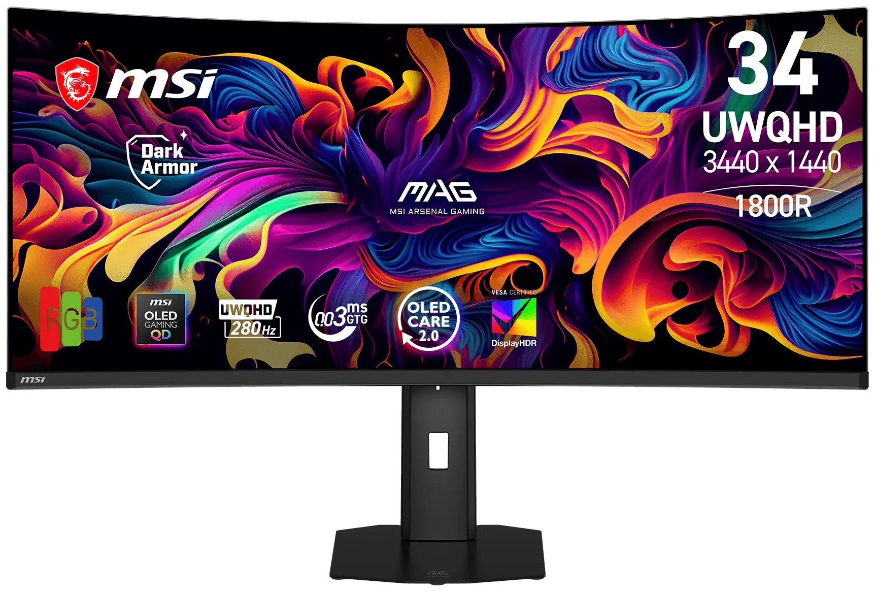 MSI MAG 341CQP QD-OLED X28 Monitör