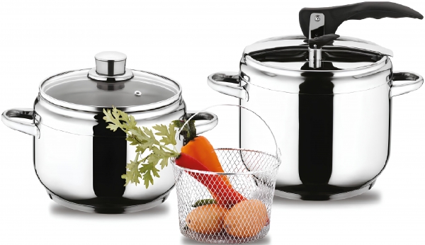 Hascevher Home Perfect 5+3.5 Düdüklü Tencere (5 Litre / 3.5 Litre)