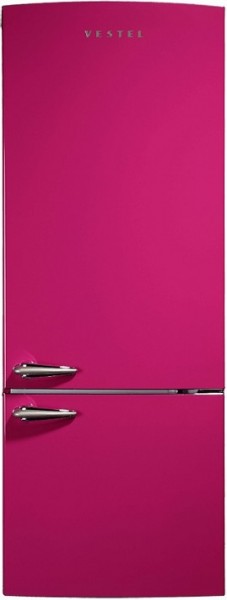 Vestel Retro NFKY510 Pembe Buzdolabı