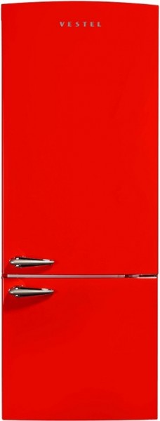 Vestel Retro NFKY510 Kırmızı Buzdolabı