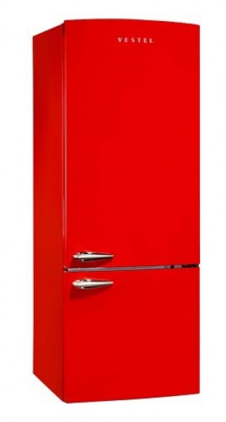 Vestel Retro NFKY510 Kırmızı Buzdolabı