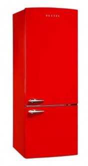 Vestel Retro NFKY510 Kırmızı Buzdolabı