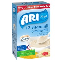 ARI 12 Vitaminli 6 Mineralli Sütlü Pirinçli 500 gr resim