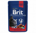 Brit Premium Pouch Sığır Etli ve Bezelyeli 100 gr resim
