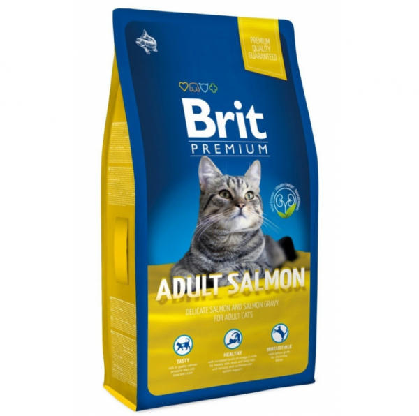 Brit Premium Somonlu 8 kg Kedi Maması