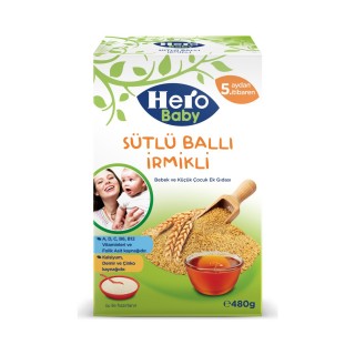 Hero Baby Sütlü Ballı İrmikli 480 gr Kaşık Mama