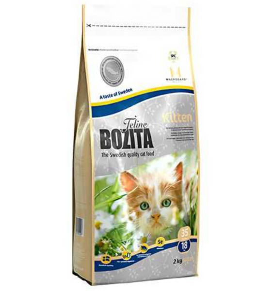 Bozita Feline Kitten Tavuk ve İskandinav Somonlu 2 kg Kedi Maması
