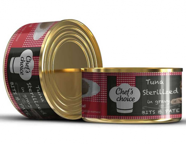 Chef's Choice Soslu Kıyılmış Ton Balıklı Kedi Maması