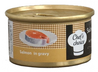 Chef's Choice Soslu Somonlu 80 gr Kedi Maması