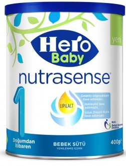 Hero Baby Nutrasense 1 400 gr Bebek Sütü
