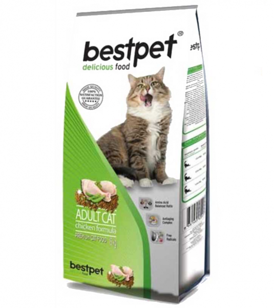 Bestpet Tavuklu Pirinçli 15 kg Kedi Maması