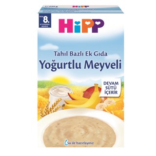Hipp Organik Sütlü Yoğurtlu Meyveli 250 gr Kaşık Mama