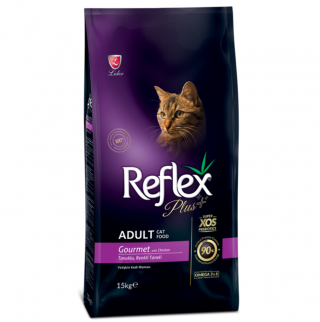 Reflex Plus Adult Gourmet Tavuklu 15 kg Kedi Maması