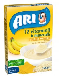 ARI Sütlü Muzlu Pirinç Unu 125 gr resim