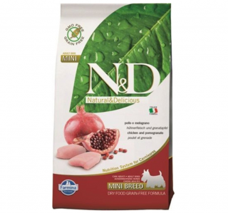 N&D Tahılsız Mini Tavuklu ve Narlı 2.5 kg Köpek Maması