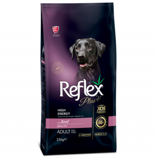 Reflex Plus Adult High Energy Dana Etli 15 kg Köpek Maması