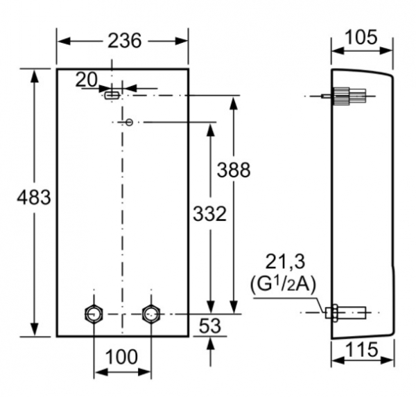 Siemens DE21307M Elektrikli Şofben