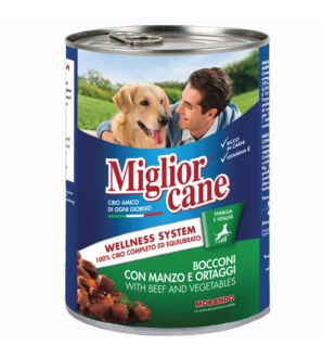 Miglior Cane Biftekli ve Sebzeli 405 gr Köpek Maması