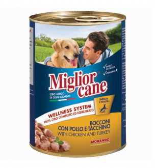 Miglior Cane Tavuklu ve Hindili 405 gr Köpek Maması