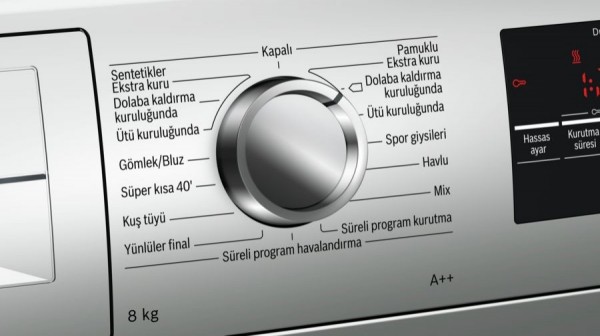 Bosch WTH8520STR Isı Pompalı Kurutma Makinesi