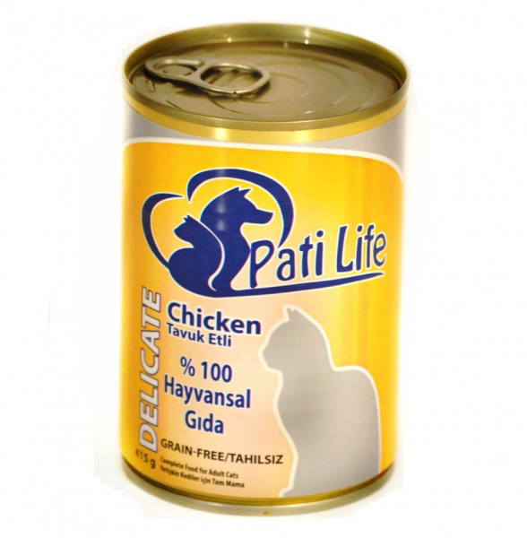 Pati Life Adult Tavuklu 415 gr Kedi Maması