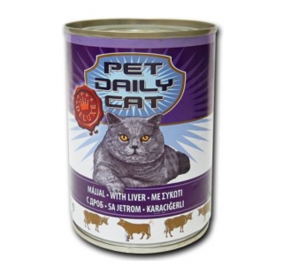 Pet Daily Cat Karaciğerli 415 gr Kedi Maması