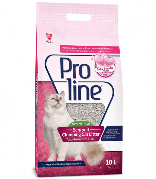 Proline Bentonit Parfümlü 10 lt Kedi Kumu