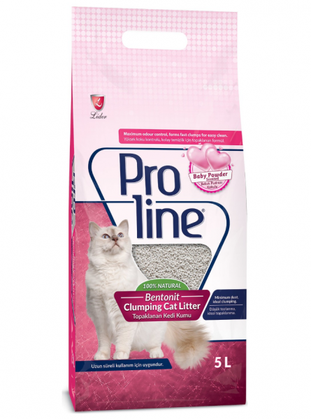 Proline Bentonit Parfümlü 5 lt Kedi Kumu