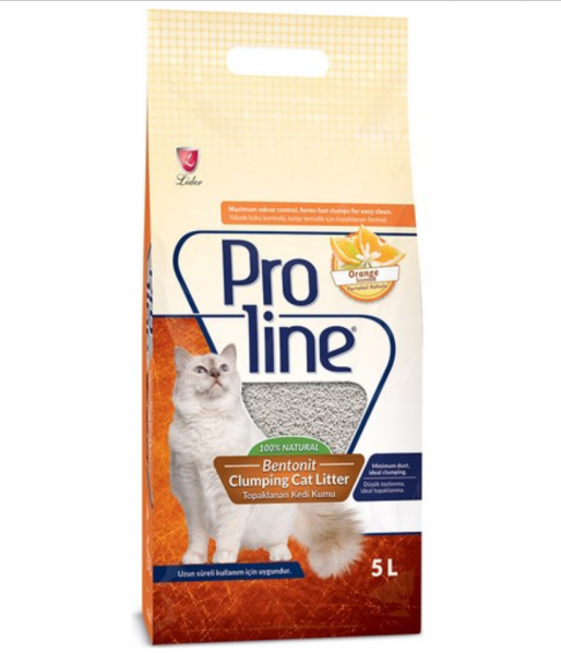 Proline Portakal Kokulu 5 lt Kedi Kumu
