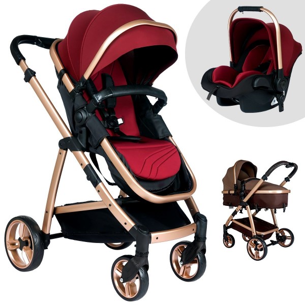 Baby Home BH-955 Gold Vip Travel Sistem Bebek Arabası