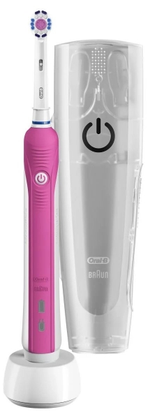 Oral-B Pro 750 Pembe Şarjlı Diş Fırçası