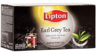 Lipton Earl Grey Bardak Poşet Çay 25 Adet