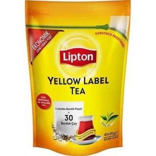 Lipton Yellow Label Demlik Poşet Çay 40 Adet