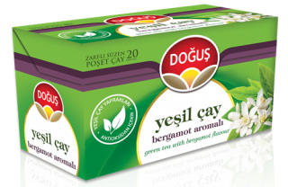 Doğuş Bergamotlu Yeşil Çay Bardak Poşet 20 Adet